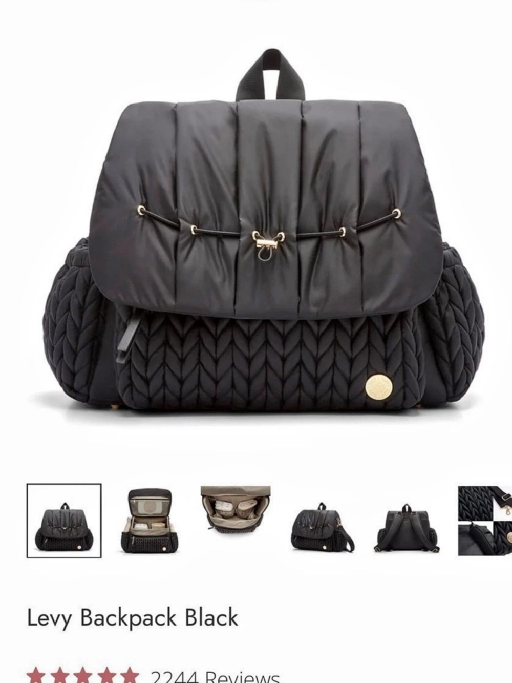 HAPP Levy Backpack Black
